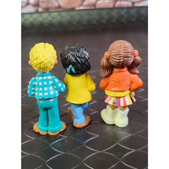 3 Vintage Sesame Street Puzzle Place Kids Figures #B11 - Picture 4 of 6